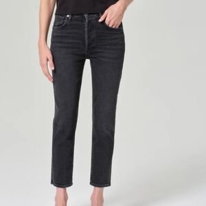 Agolde Black Riley Women Jeans Size 24